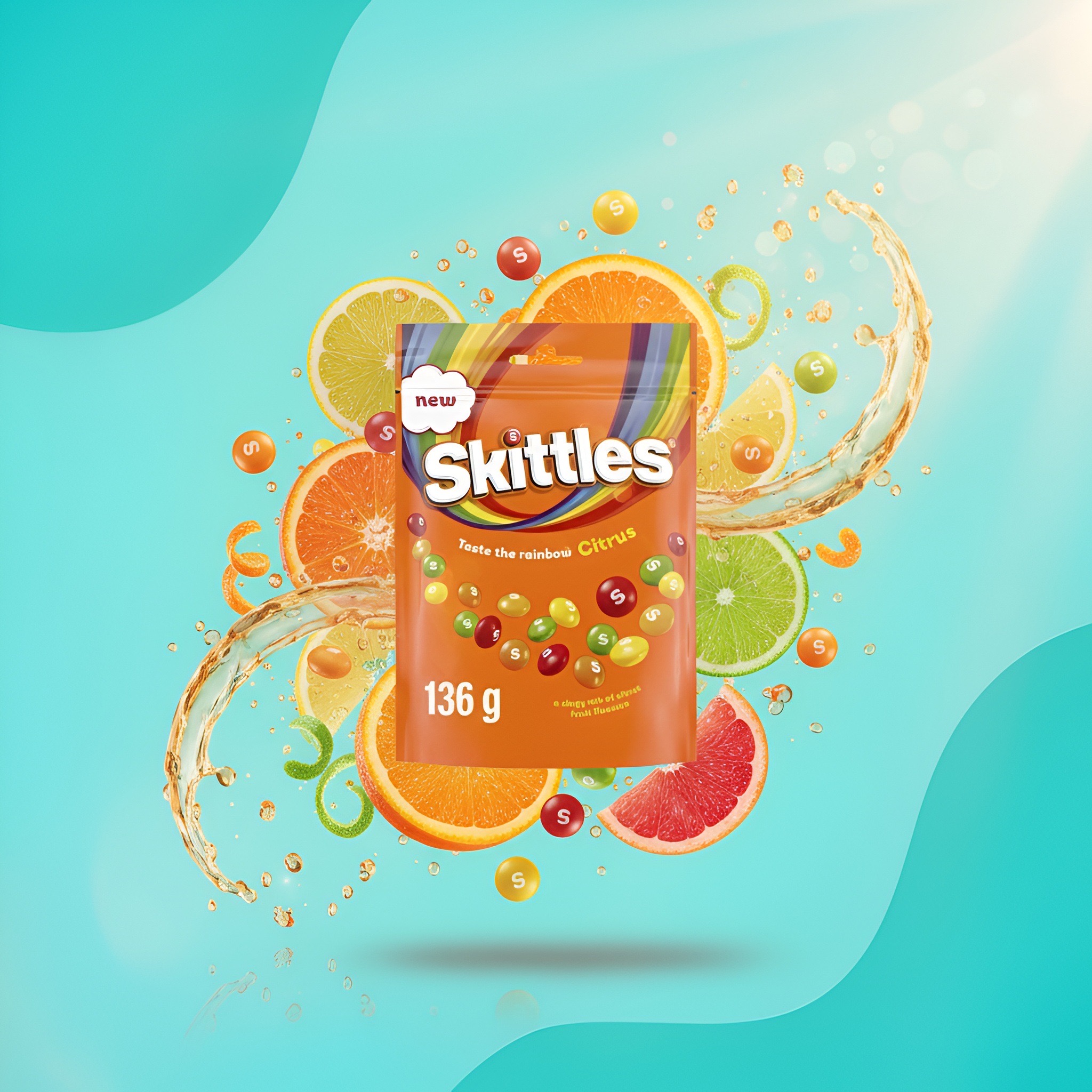 Skittles Цитрус, 136 г