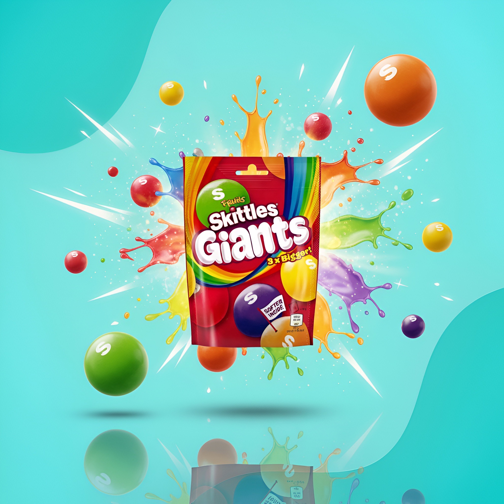 Skittles Giants Фрукты, 141 г