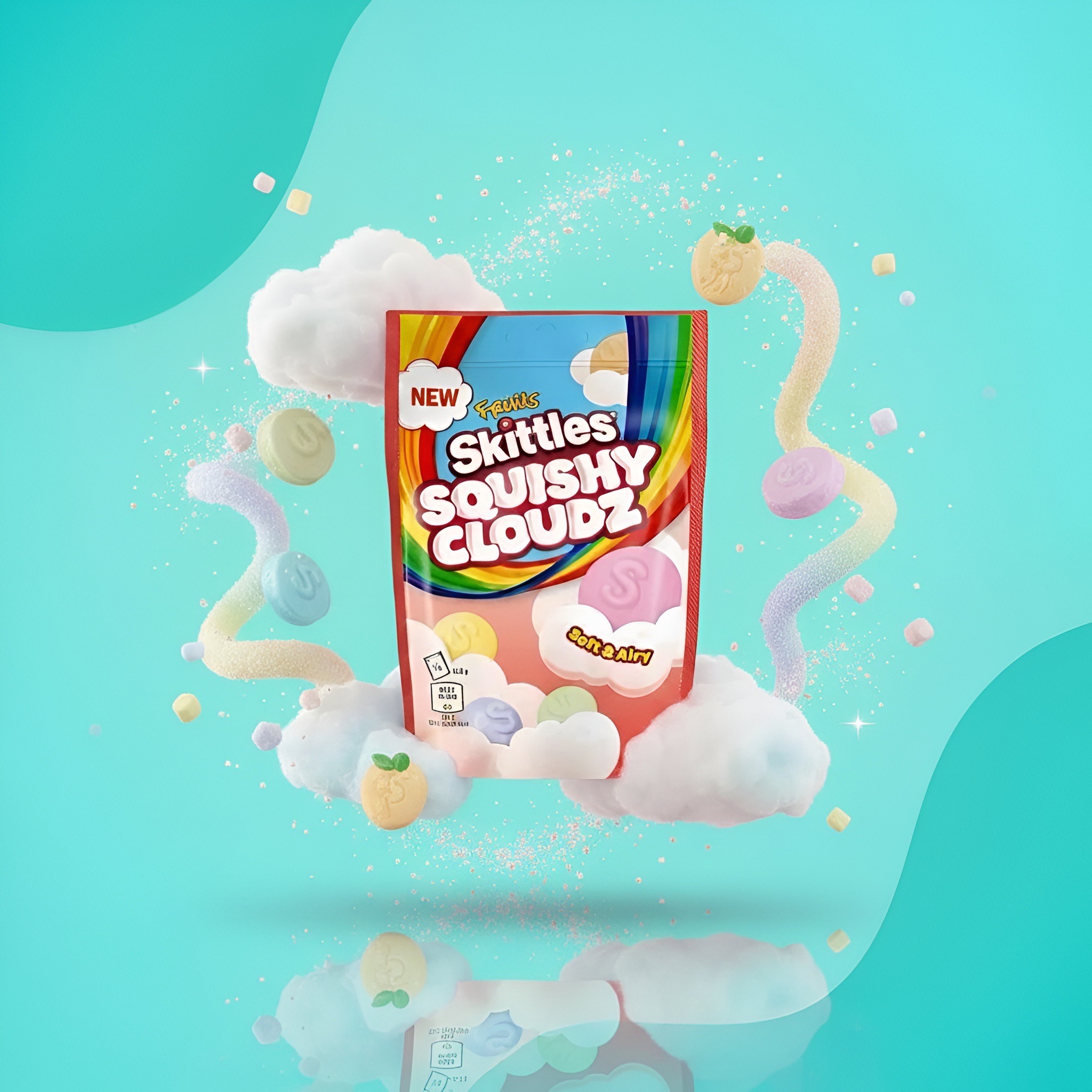 Skittles Squishy Cloudz Фрукты, 94 г