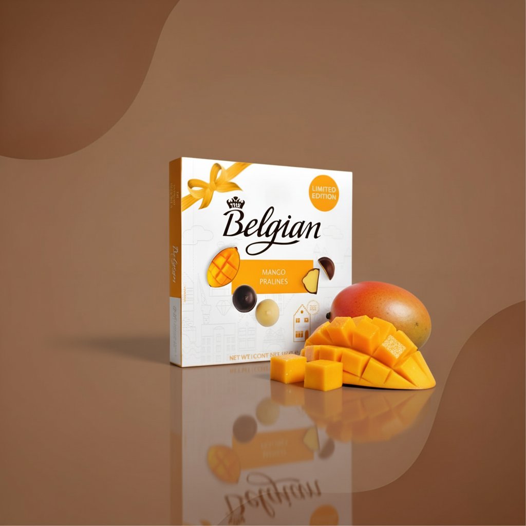 Конфеты The Belgian Mango Pralines с манго 150 г
