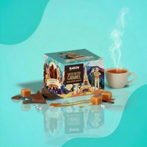 Конфеты Baron Salted Butter Caramel трюфели в какао-обсыпке, 100 г