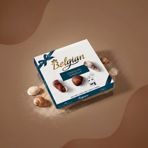 The Belgian Chocolate Seashells, шоколадные конфеты-ракушки, 250 г