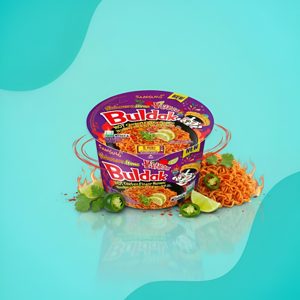 Samyang Buldak Habanero Lime, острая лапша рамен (чашка), 105 г (вес уточнить)