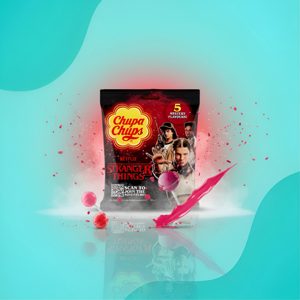 Chupa Chups Stranger Things, 5 вкусов, леденцы