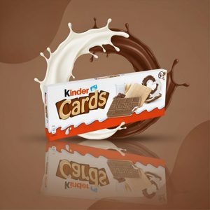 Вафли Kinder Cards с молочно-какао кремом 128 г