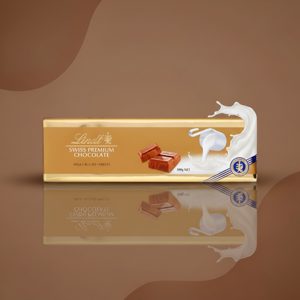 Lindt Swiss Premium Chocolate, молочный швейцарский шоколад, 300 г