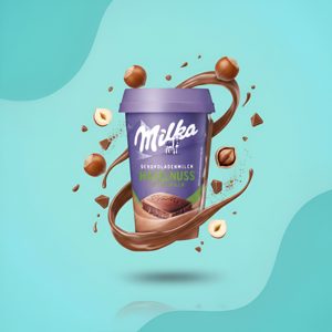 Milka молочный коктейль шоколад-фундук, 200 мл