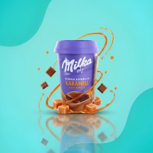 Milka молочный коктейль шоколад-карамель, 200 мл
