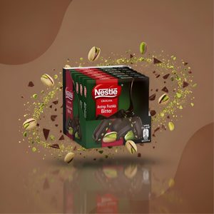 Nestlé Antep Fıstıklı Bitter тёмный с фисташкой 60 г