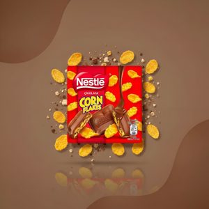 Nestlé Corn Flakes молочный с хлопьями 60 г