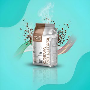 Кофе в зёрнах Piazza del Caffe Crema Vellutata 1 кг