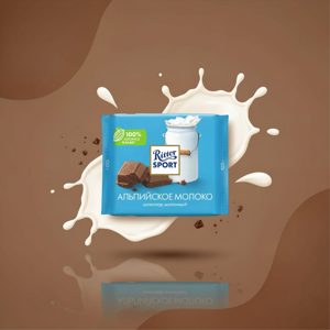 Шоколад Ritter Sport Альпийское молоко молочный 100 г