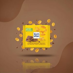 Шоколад Ritter Sport Knusperflakes молочный с хлопьями 100 г