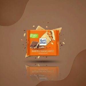 Шоколад Ritter Sport Вафля и какао-мусс молочный 100 г