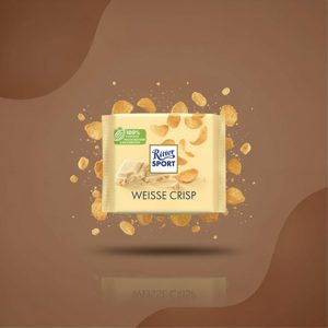 Шоколад Ritter Sport Weisse Crisp белый с хлопьями 100 г