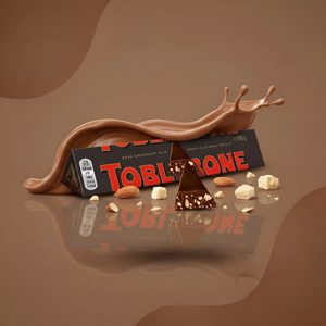 Шоколад Toblerone Dark тёмный с миндалём и нугой 100 г