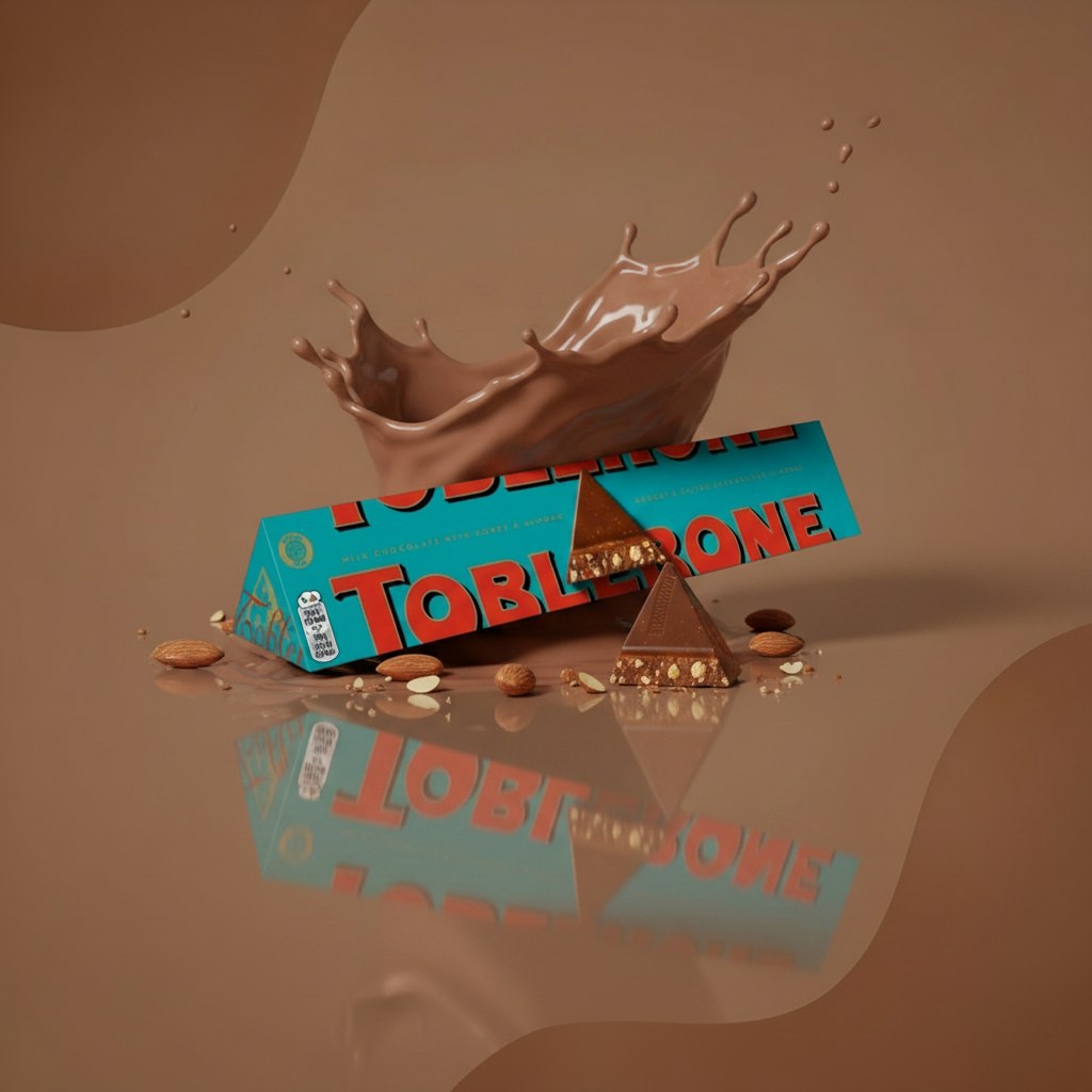 Шоколад Toblerone Crunchy Almonds с солёным миндалём 100 г