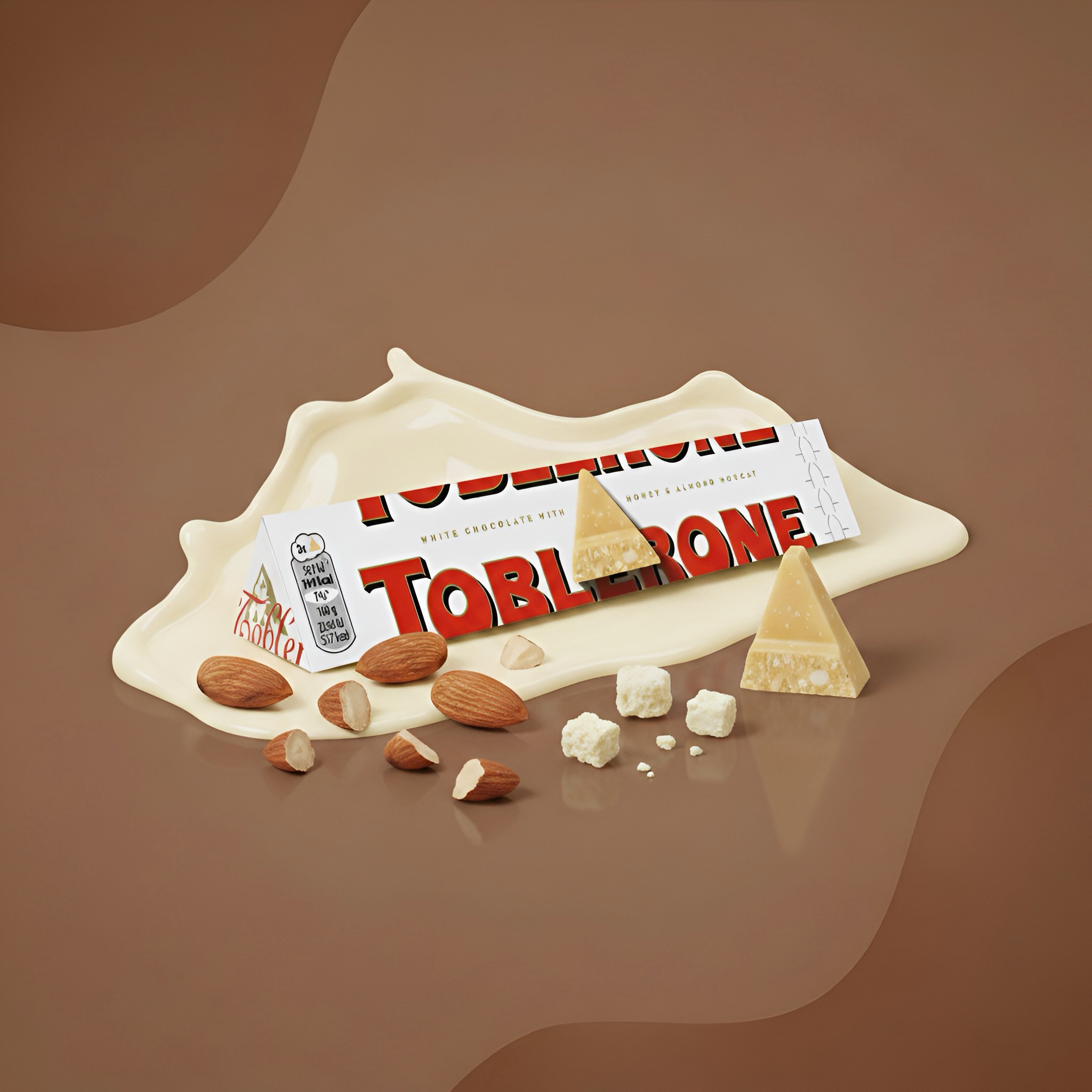 Шоколад Toblerone White белый с миндалём и нугой 100 г