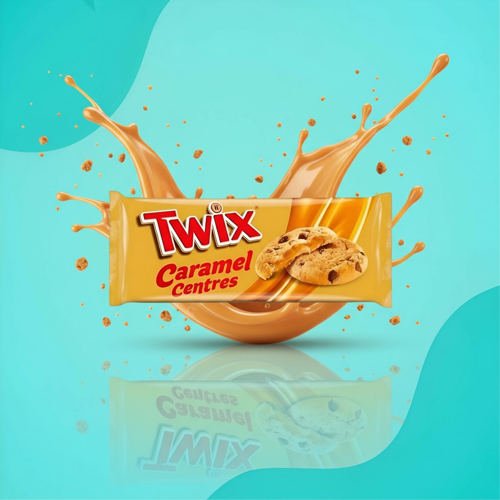 Печенье Twix Caramel Centres с карамелью 144 г