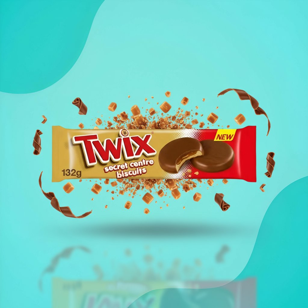 Печенье Twix Secret Centre с карамельной начинкой 132 г