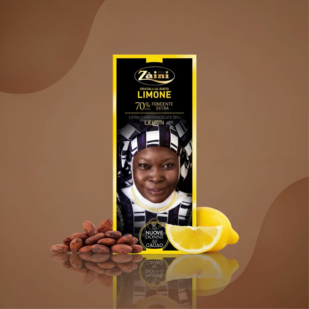 Zaini Limone, тёмный шоколад 70%, 75 г